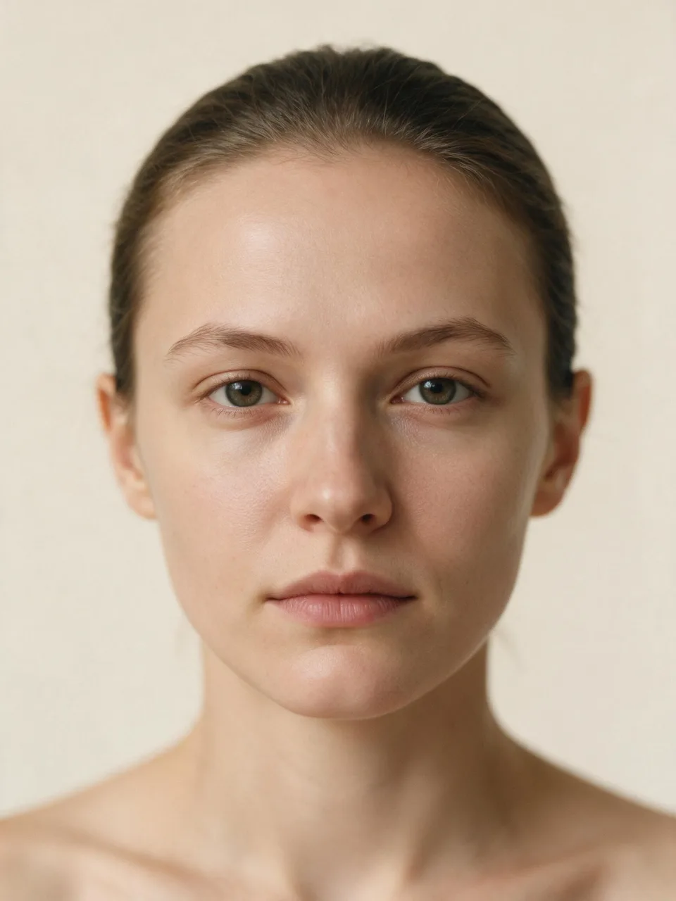 Front-facing studio portrait used as a reference specimen for the measurement walkthrough.